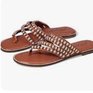 Free People Beatrice Beaded Flat Sandals - Sold Out Online
